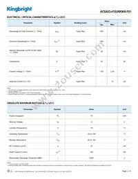 ACSA03-41SURKWA-F01 Datasheet Page 2