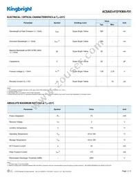 ACSA03-41SYKWA-F01 Datasheet Page 2