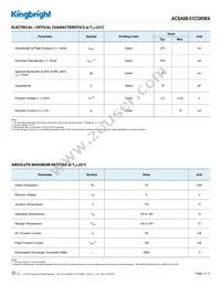 ACSA08-51CGKWA Datasheet Page 2