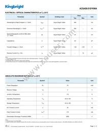 ACSA08-51SYKWA Datasheet Page 2