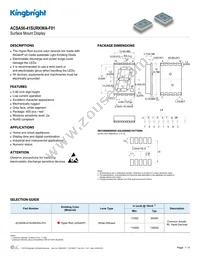 ACSA56-41SURKWA-F01 Datasheet Cover