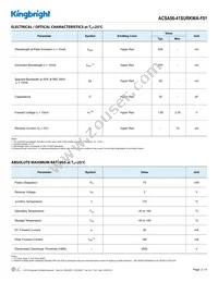 ACSA56-41SURKWA-F01 Datasheet Page 2