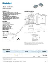 ACSA56-41SYKWA-F01 Datasheet Cover