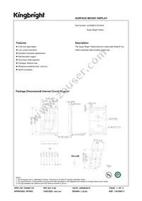 ACSA56-51SYKWA Datasheet Cover