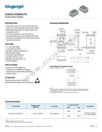 ACSC03-41CGKWA-F01 Datasheet Cover