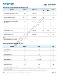 ACSC03-41SURKWA-F01 Datasheet Page 2