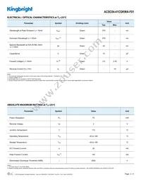 ACSC04-41CGKWA-F01 Datasheet Page 2