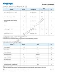 ACSC04-41SYKWA-F01 Datasheet Page 2