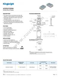 ACSC08-51CGKWA Datasheet Cover