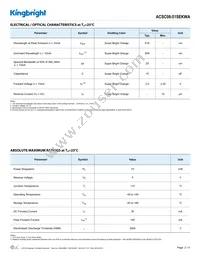 ACSC08-51SEKWA Datasheet Page 2