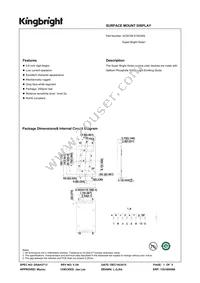 ACSC08-51SGWA Datasheet Cover