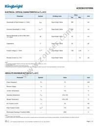 ACSC08-51SYKWA Datasheet Page 2