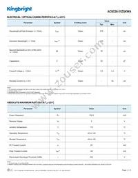 ACSC08-51ZGKWA Datasheet Page 2