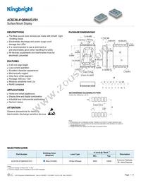 ACSC56-41QBWA/D-F01 Datasheet Cover