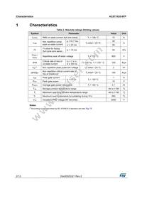 ACST1035-8FP Datasheet Page 2