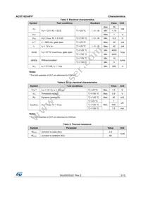 ACST1035-8FP Datasheet Page 3