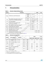 ACST12-7SG Datasheet Page 2