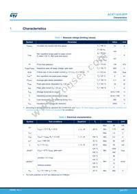 ACST1635-8FP Datasheet Page 2