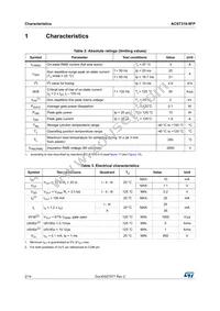 ACST310-8FP Datasheet Page 2