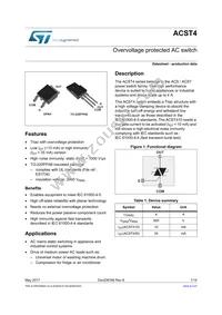 ACST435-8FP Datasheet Cover