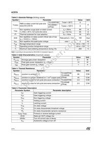 ACST8-8CG Datasheet Page 2