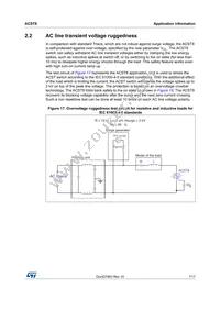ACST830-8GTR Datasheet Page 7