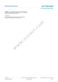 ACT108W-800EF Datasheet Page 13