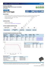 ACT1210-101-2P-TL00 Datasheet Cover