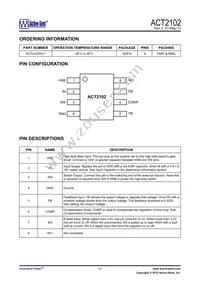 ACT2102SH-T Datasheet Page 2