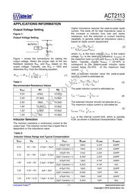 ACT2113YH-T Datasheet Page 7