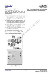 ACT2113YH-T Datasheet Page 9