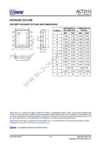 ACT2113YH-T Datasheet Page 16