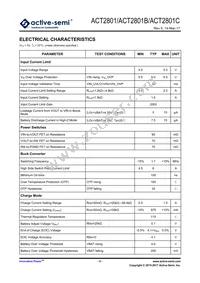 ACT2801CQL-T Datasheet Page 5