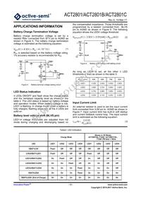 ACT2801CQL-T Datasheet Page 13