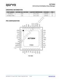 ACT2804QJ-T0435 Datasheet Page 2