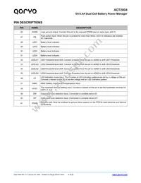 ACT2804QJ-T0435 Datasheet Page 4