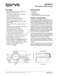 ACT2813CQY-T Datasheet Cover
