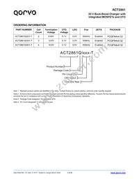 ACT2861QI201-T Datasheet Page 3