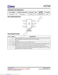 ACT330US-T Datasheet Page 2