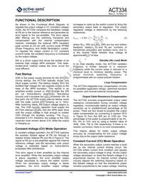 ACT334US-T Datasheet Page 5