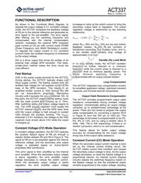 ACT337SH-T Datasheet Page 5