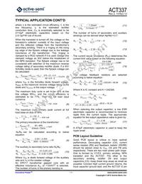 ACT337SH-T Datasheet Page 7