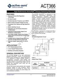 ACT366YH-T Datasheet Cover