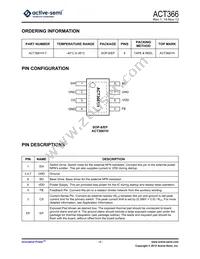 ACT366YH-T Datasheet Page 2