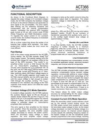 ACT366YH-T Datasheet Page 5