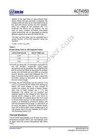ACT4050YH-T Datasheet Page 5