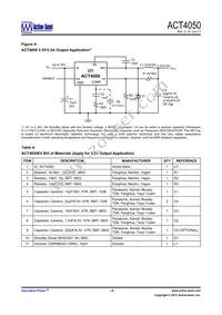 ACT4050YH-T Datasheet Page 9