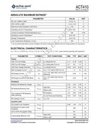 ACT410US-T Datasheet Page 3