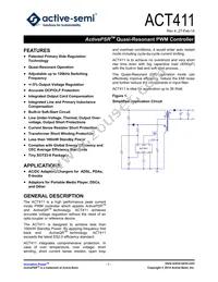 ACT411US-T Datasheet Cover