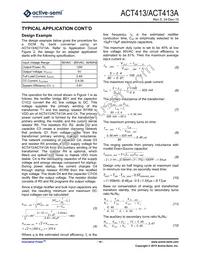 ACT413US-T3283 Datasheet Page 10